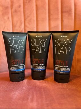New Sexyhair Curling Cream Bundle of 3